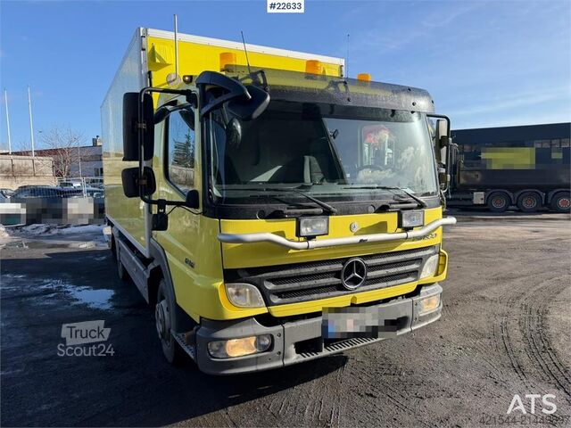 Box body Mercedes-Benz 818 City w/ on-spot and low mileage should be seen