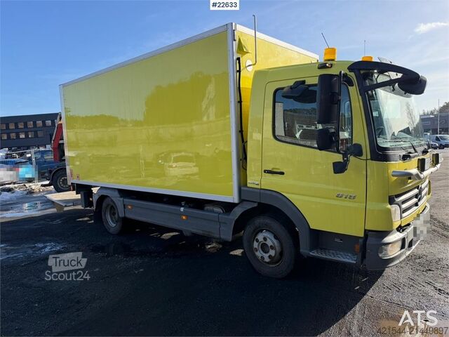 Box body Mercedes-Benz 818 City w/ on-spot and low mileage should be seen