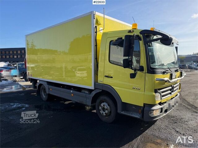 Box body Mercedes-Benz 818 City w/ on-spot and low mileage should be seen