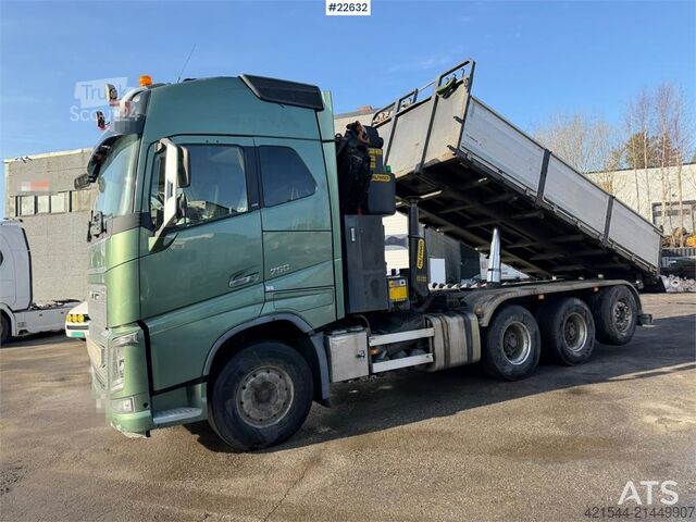 Автомобил с кран Volvo FH16 8x4 crane truck w/ 2014 26t/m palfinger crane