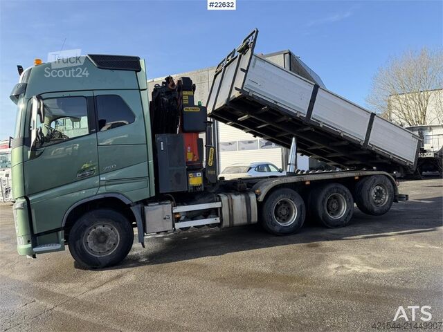 Автомобил с кран Volvo FH16 8x4 crane truck w/ 2014 26t/m palfinger crane