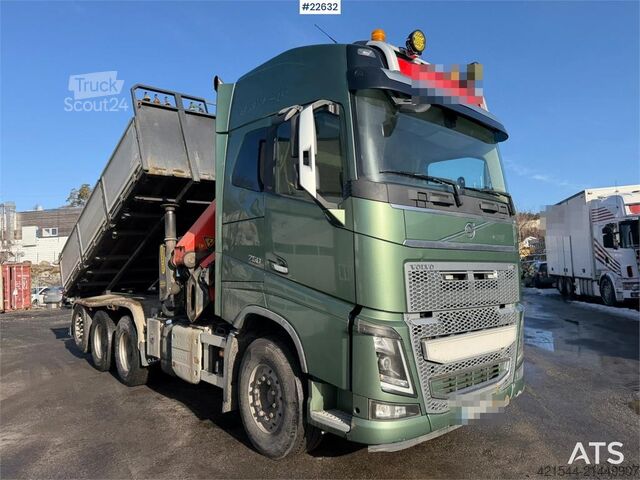 Автомобил с кран Volvo FH16 8x4 crane truck w/ 2014 26t/m palfinger crane