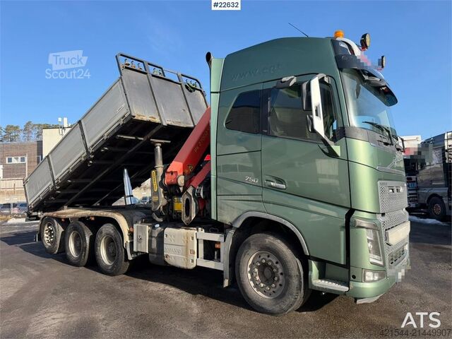 Автомобил с кран Volvo FH16 8x4 crane truck w/ 2014 26t/m palfinger crane