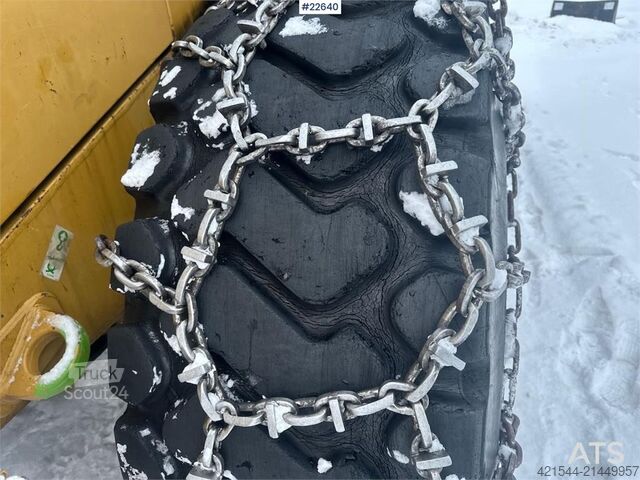 Yükleyici CAT 950F wheel loader w/ 2 buckets and pallet forks