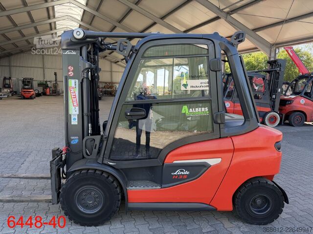 Фронтальний навантажувач вилковий Linde H 35 D 01