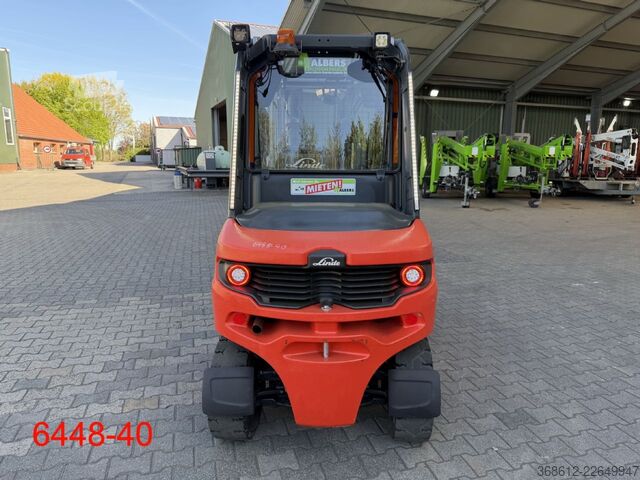 Фронтальний навантажувач вилковий Linde H 35 D 01