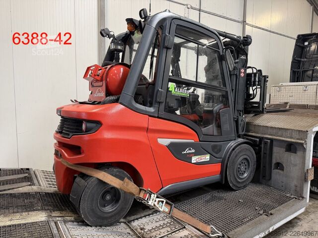 Фронтальний навантажувач вилковий Linde H 35 T 01
