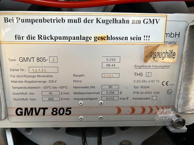 Camion-citerne IVECO STRALIS 460 Tankwagen 6x2