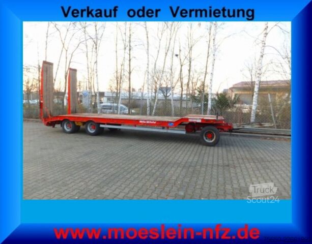 Tieflader Anhänger Müller-Mitteltal T 3  3 Achs Tieflader- Anhänger