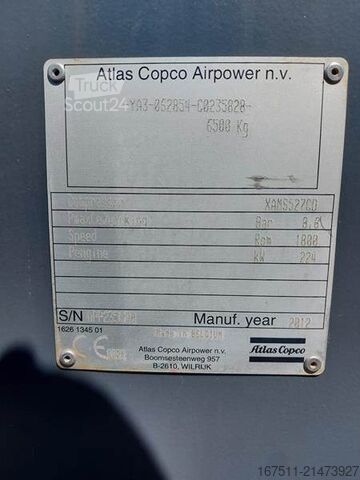 Compresseur frigorifique Atlas Copco XAMS 527 CD - N