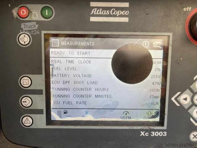 Compresseur frigorifique Atlas Copco XAHS 447 CD - N