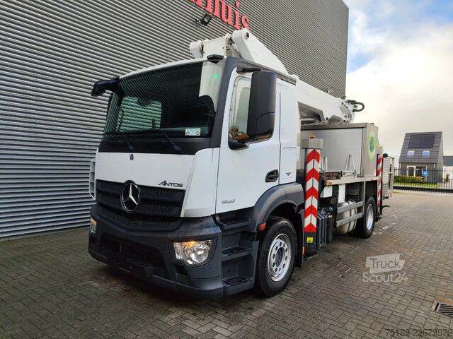 Plataforma elevadora Mercedes-Benz Antos 1833 4x2 France Elevateur 284 TBE