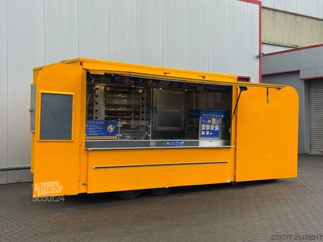Tilpasset varevogn FIAT Hähnchengrill mobil Foodtruck