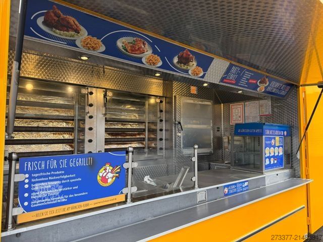 Tilpasset varevogn FIAT Hähnchengrill mobil Foodtruck