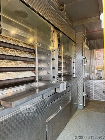 Tilpasset varevogn FIAT Hähnchengrill mobil Foodtruck