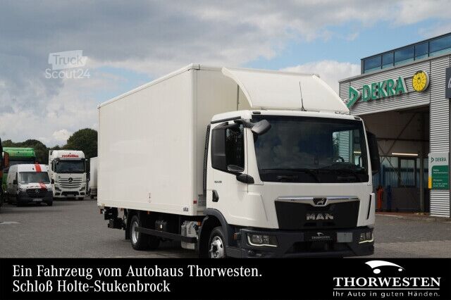 LKW mit Kofferaufbau MAN TGL 8.190 Koffer LBW Automatik Anhängerkupplung