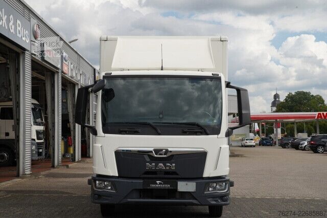 LKW mit Kofferaufbau MAN TGL 8.190 Koffer LBW Automatik Anhängerkupplung