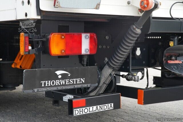 LKW mit Kofferaufbau MAN TGL 8.190 Koffer LBW Automatik Anhängerkupplung