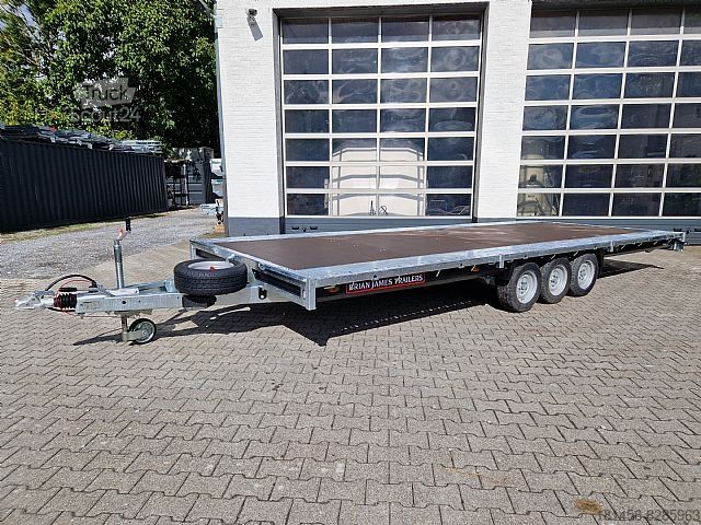 Aanhangwagen (auto) Brian James Trailers 600x243cm Plateau 3500kg Tridem 476-