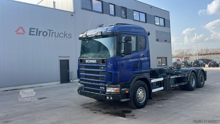 Sistema de brazo de gancho Scania 124 - 470 (BELGIAN TRUCK / 6X2 / PDE / GOOD CON...