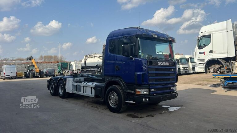 Sistema de brazo de gancho Scania 124 - 470 (BELGIAN TRUCK / 6X2 / PDE / GOOD CON...