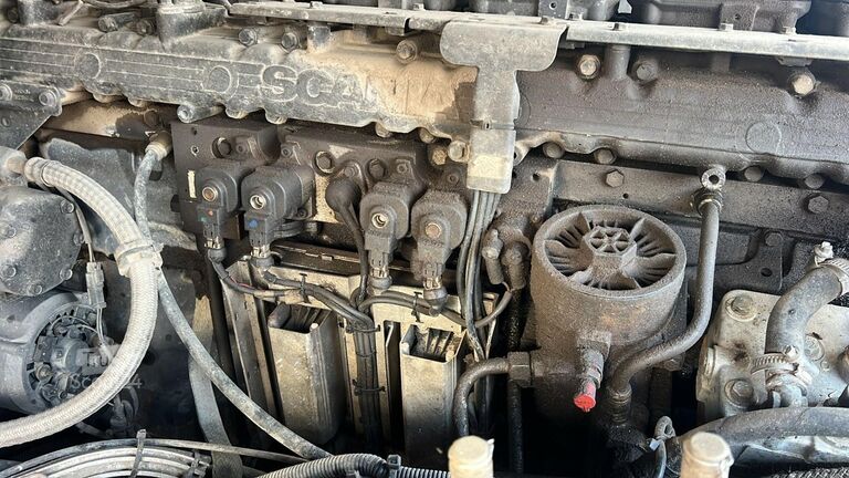 Sistema de brazo de gancho Scania 124 - 470 (BELGIAN TRUCK / 6X2 / PDE / GOOD CON...