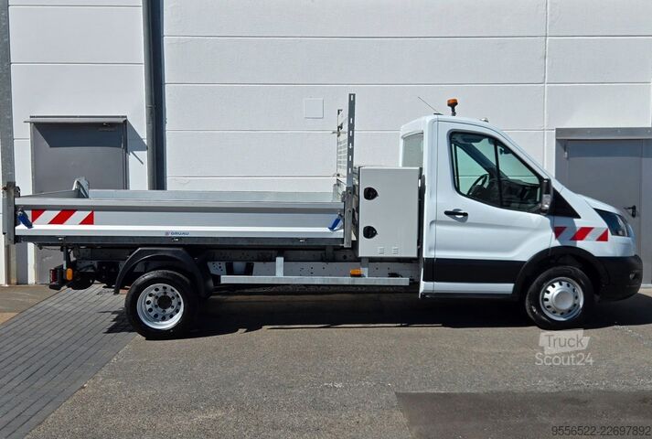 Kombi s prekucnikom FORD Transit Kipper+Kiste 470 Kamera/3,5tAHK/Zwilling