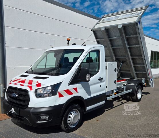 Kombi s prekucnikom FORD Transit Kipper+Kiste 470 Kamera/3,5tAHK/Zwilling