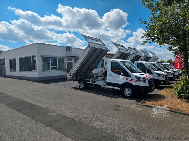 Kombi s prekucnikom FORD Transit Kipper+Kiste 470 Kamera/3,5tAHK/Zwilling
