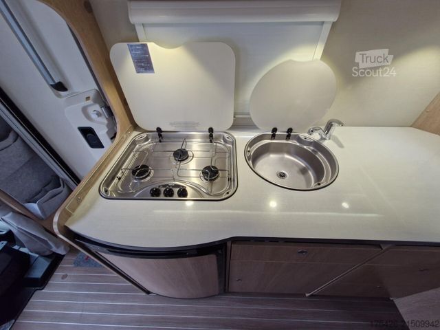 Polointegrovaný karavan GLUECKSMOBIL T 660 *SAT+TV*Duo-Control*AHK*1. Hand*