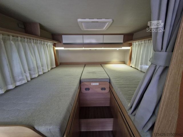 Polointegrovaný karavan GLUECKSMOBIL T 660 *SAT+TV*Duo-Control*AHK*1. Hand*