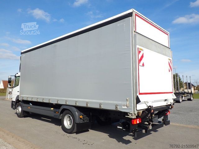 LKW mit Pritsche (offen) MERCEDES-BENZ 1327 L Atego 4 Pritsche 7,3m/LBW/AHK/Klima/55tkm