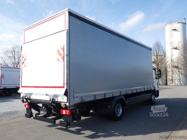 LKW mit Pritsche & Plane MERCEDES-BENZ 1327 L Atego 4 Pritsche 7,3m/LBW/AHK/Klima/55tkm