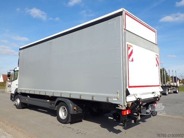 LKW mit Pritsche & Plane MERCEDES-BENZ 1327 L Atego 4 Pritsche 7,3m/LBW/AHK/Klima/55tkm