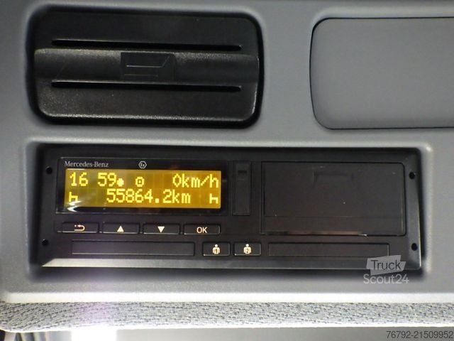 LKW mit Pritsche & Plane MERCEDES-BENZ 1327 L Atego 4 Pritsche 7,3m/LBW/AHK/Klima/55tkm