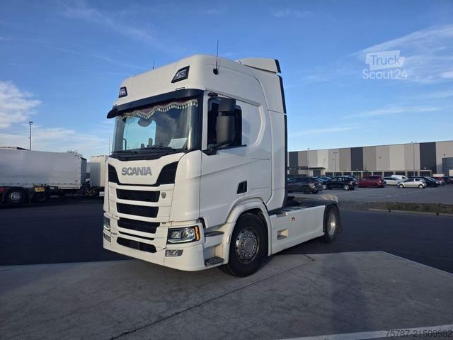 Standard dragbil SCANIA R450, Retarder, Kipphydr., ALCOA LM