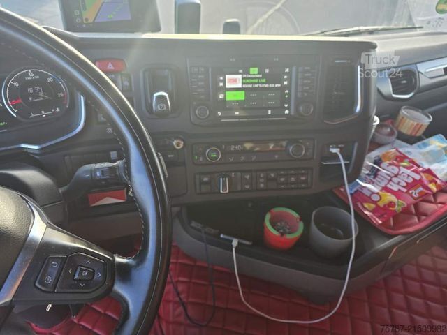 Standard dragbil SCANIA R450, Retarder, Kipphydr., ALCOA LM