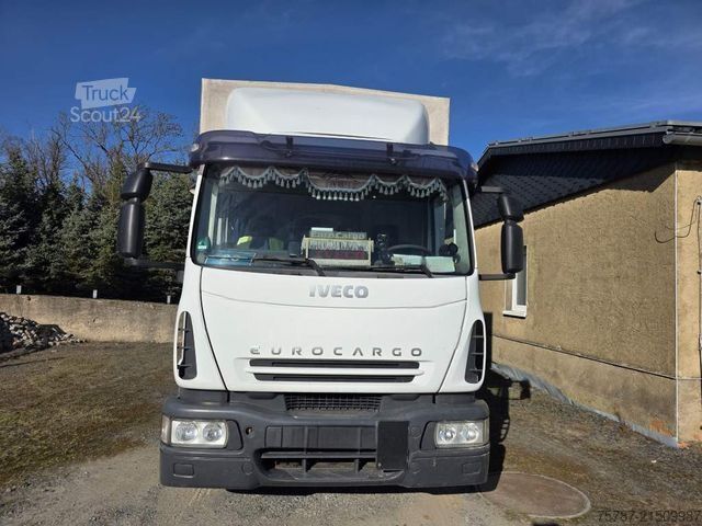 Camião plataforma com lona IVECO 120E25 Pritsche&Plane,Ladebordwand 1,5 To