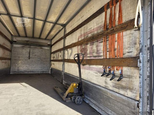 Camião plataforma com lona IVECO 120E25 Pritsche&Plane,Ladebordwand 1,5 To