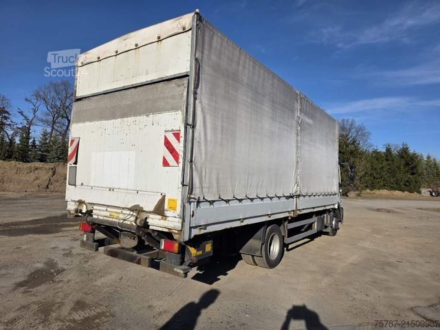 Camião plataforma com lona IVECO 120E25 Pritsche&Plane,Ladebordwand 1,5 To