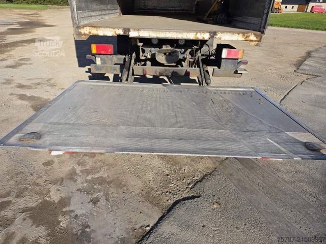 Camião plataforma com lona IVECO 120E25 Pritsche&Plane,Ladebordwand 1,5 To