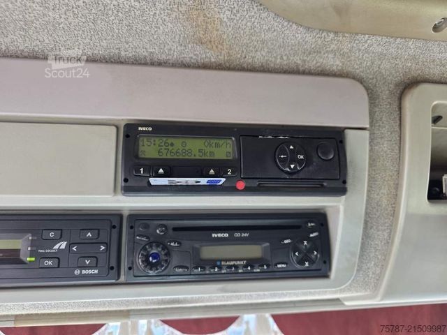 Camião plataforma com lona IVECO 120E25 Pritsche&Plane,Ladebordwand 1,5 To