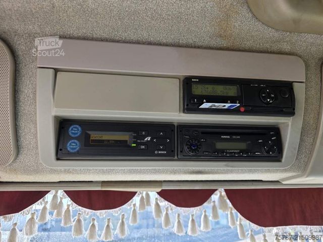 Camião plataforma com lona IVECO 120E25 Pritsche&Plane,Ladebordwand 1,5 To