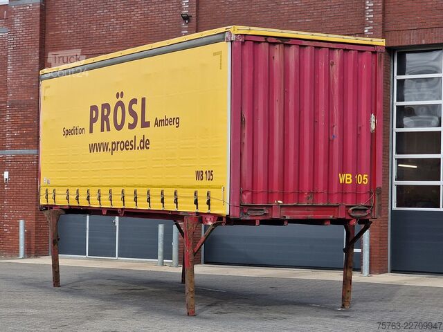 Ploščati dostavnik Krone BDF Box - Tautliner - Code XL