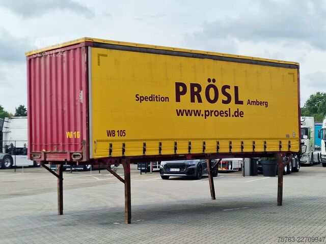 Ploščati dostavnik Krone BDF Box - Tautliner - Code XL