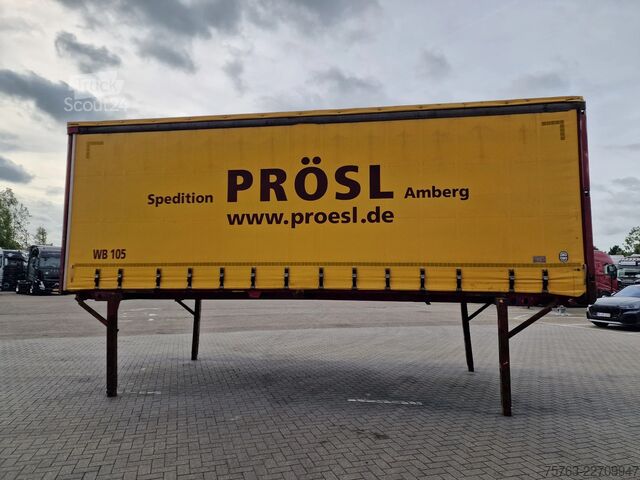 Ploščati dostavnik Krone BDF Box - Tautliner - Code XL