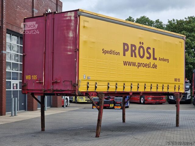Ploščati dostavnik Krone BDF Box - Tautliner - Code XL