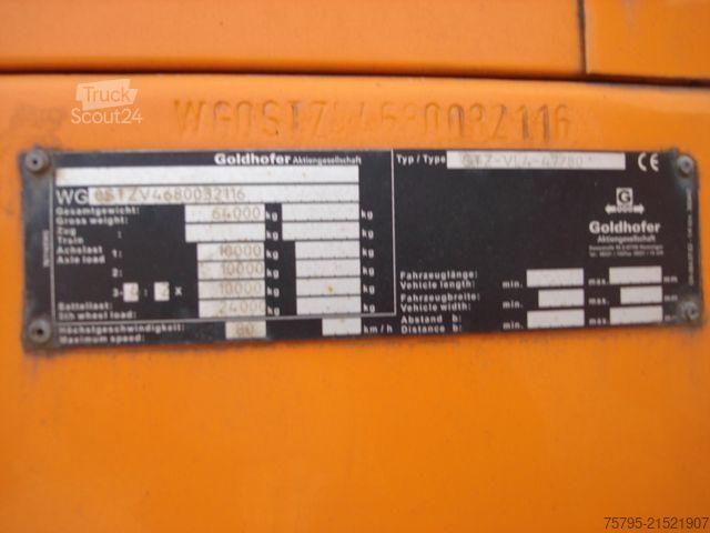 Ημιρυμουλκούμενο χαμηλής φόρτωσης GOLDHOFER STZ VL4-47/80 Tiefladerauflieger 4xLenk+Funk