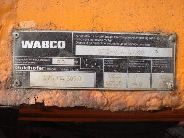 Ημιρυμουλκούμενο χαμηλής φόρτωσης GOLDHOFER STZ VL4-47/80 Tiefladerauflieger 4xLenk+Funk