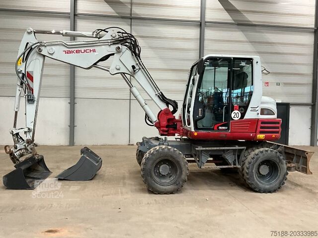 حفارة ذات عجلات Takeuchi TB 295 W powertilt